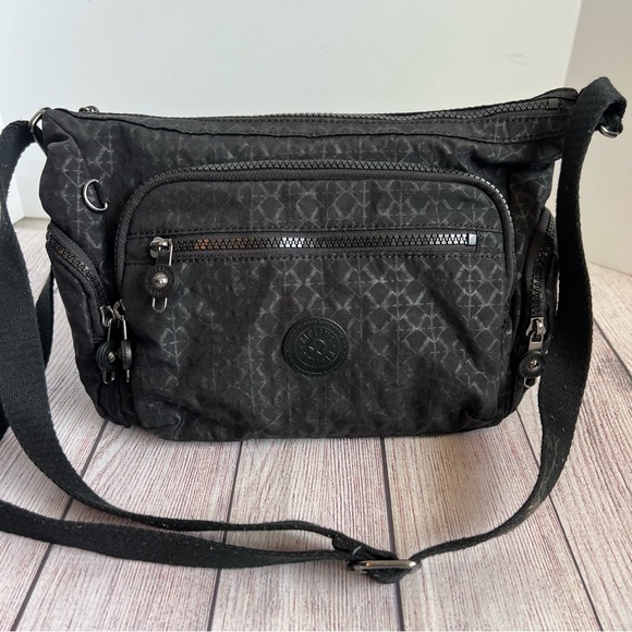 KIPLING Gabbie Black Nylon Crossbody Bag - Picture 1 of 7
